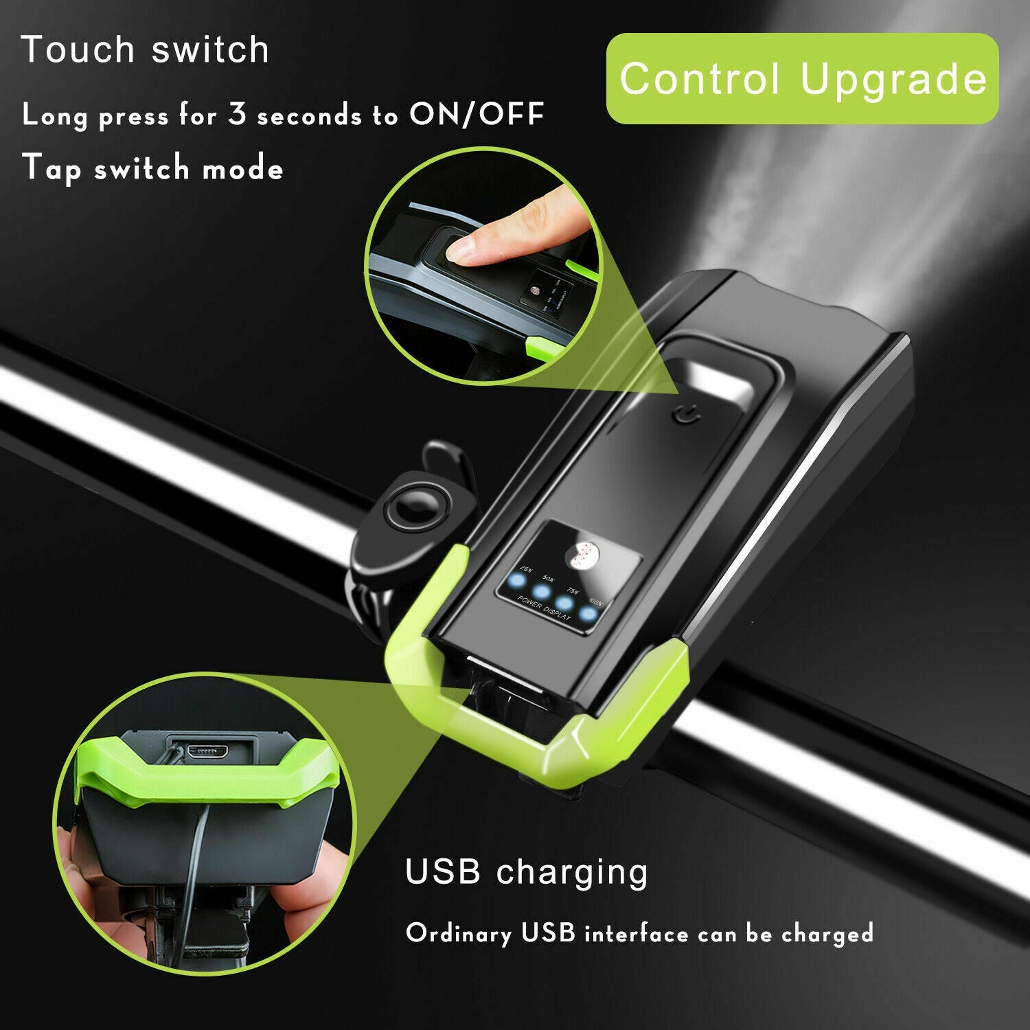 LED Bicycle Headlight for night cycling