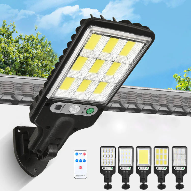 solar motion sensor light outdoor LED